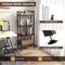 Costway 4-Tier Bookshelf Industrial Display Storage Shelf Plant Flower Stand Metal Frame